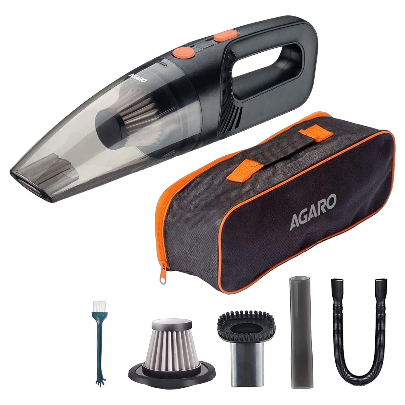 AGARO HVC1081 100W Cordless Car Vacuum Cleaner with Powerful Suction (2800 mAh Battery, Black)_1