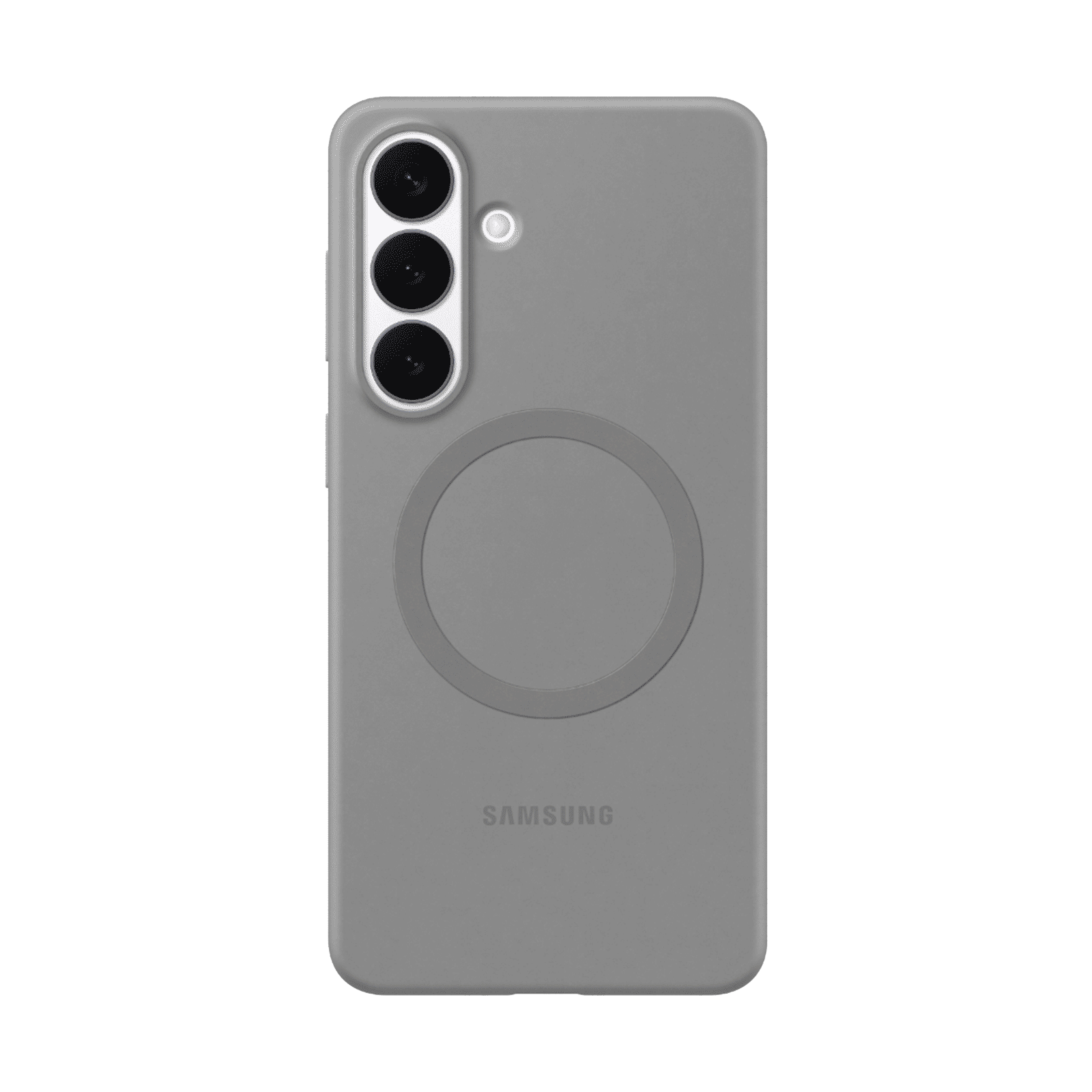 Samsung Soft Silicone Back Cover for Galaxy S26+ (Built-in Magnets, Grey)_1