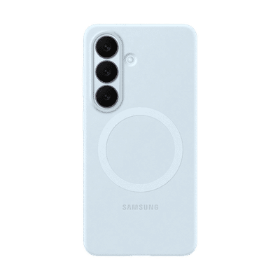 Samsung Soft Silicone Back Cover for Galaxy S26 (Built-in Magnets, Light Blue)