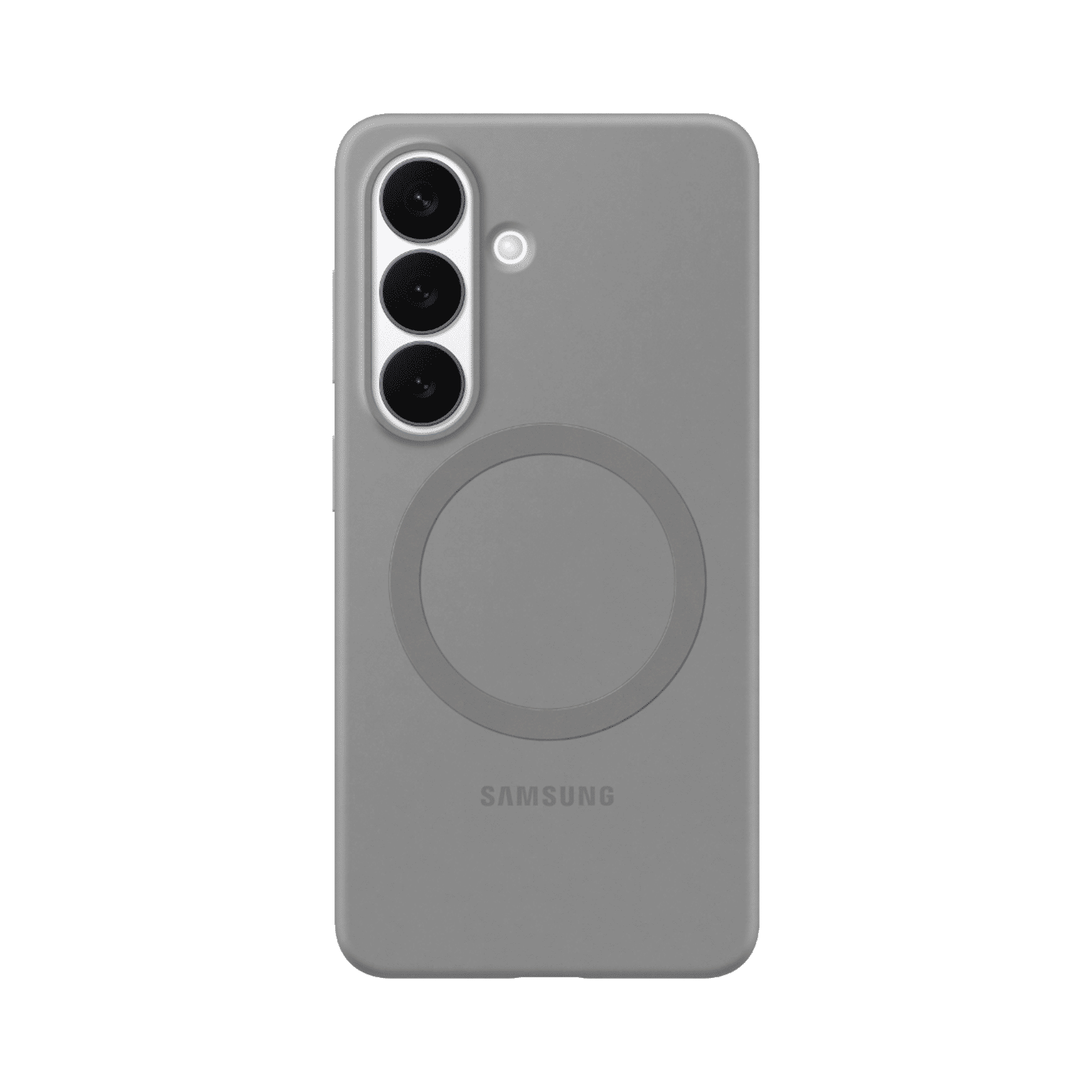 Samsung Silicone Back Cover for Galaxy S26 Ultra (Built-in Magnets, Grey) Samsung Silicone Back Cover for Galaxy S26 Ultra (Built-in Magnets, Grey)_1