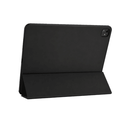 HYPHEN Tempered Glass & Polyurethane Leather Folio Case Combo for Apple iPad Pro 11 (Auto Sleep & Wake, Black)