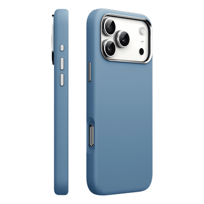 VAKU LUXOS Magpro Soft Silicon Back Cover for Apple iPhone 18 Pro (MagSafe Compatible, Light Blue)