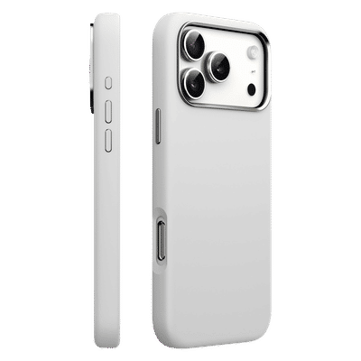 VAKU LUXOS Magpro Soft Silicon Back Cover for Apple iPhone 18 Pro Max (MagSafe Compatible, White)