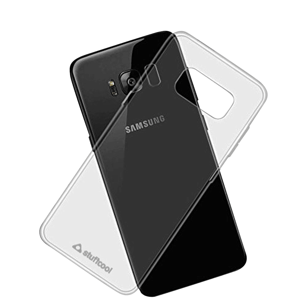 stuffcool PRSGS8PLUS TPU Back Cover for Samsung Galaxy S8 Plus (Camera Protection, Transparent)_4