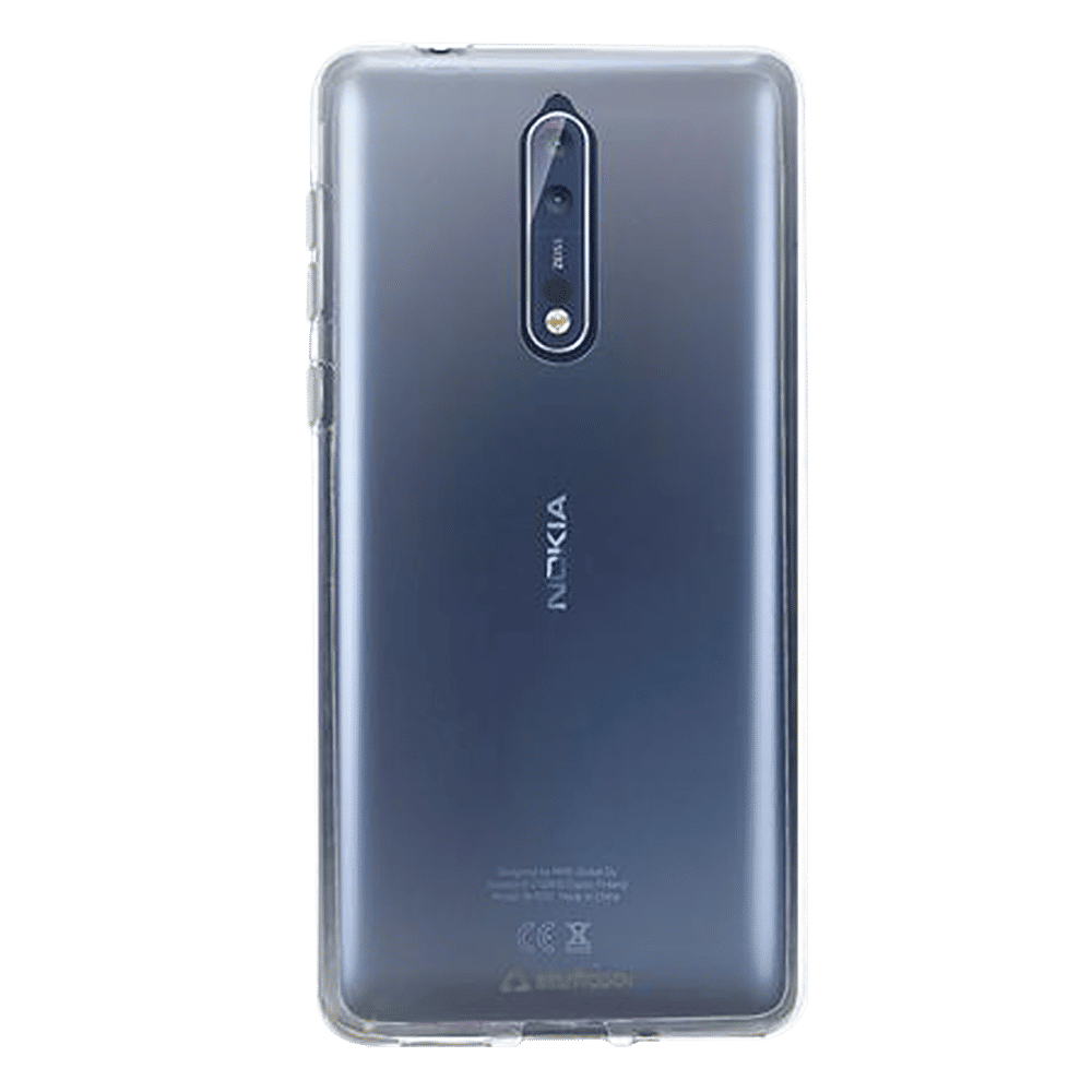 stuffcool PRNK8 Silicone Back Cover for Nokia 8 (Camera Protection, Transparent) stuffcool PRNK8 Silicone Back Cover for Nokia 8 (Camera Protection, Transparent)_1