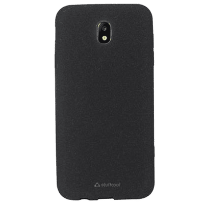 stuffcool Sable Sandy TPU Back Cover for Samsung Galaxy J7 Pro (Camera Protection, Black)