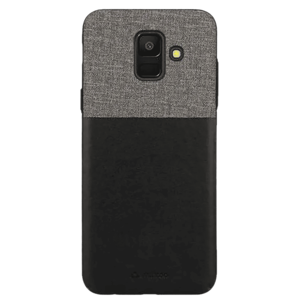 stuffcool Eto Sport PU Leather Back Cover for Samsung Galaxy A6 (Camera Protection, Black) stuffcool Eto Sport PU Leather Back Cover for Samsung Galaxy A6 (Camera Protection, Black)_1