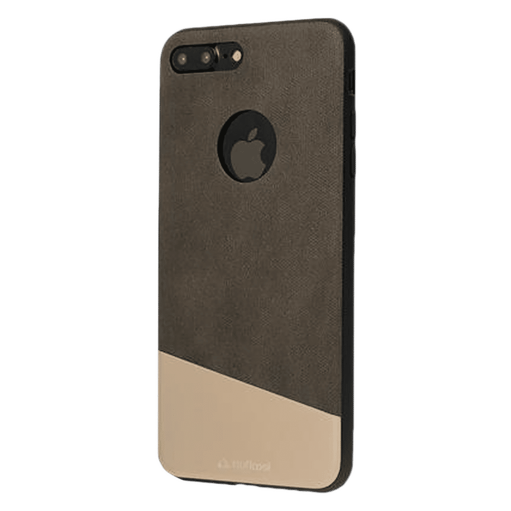 stuffcool Perla Dual Tone PU Leather Back Cover for Apple iPhone 8 Plus and 7 Plus (Integrated Knobs, Brown)_4