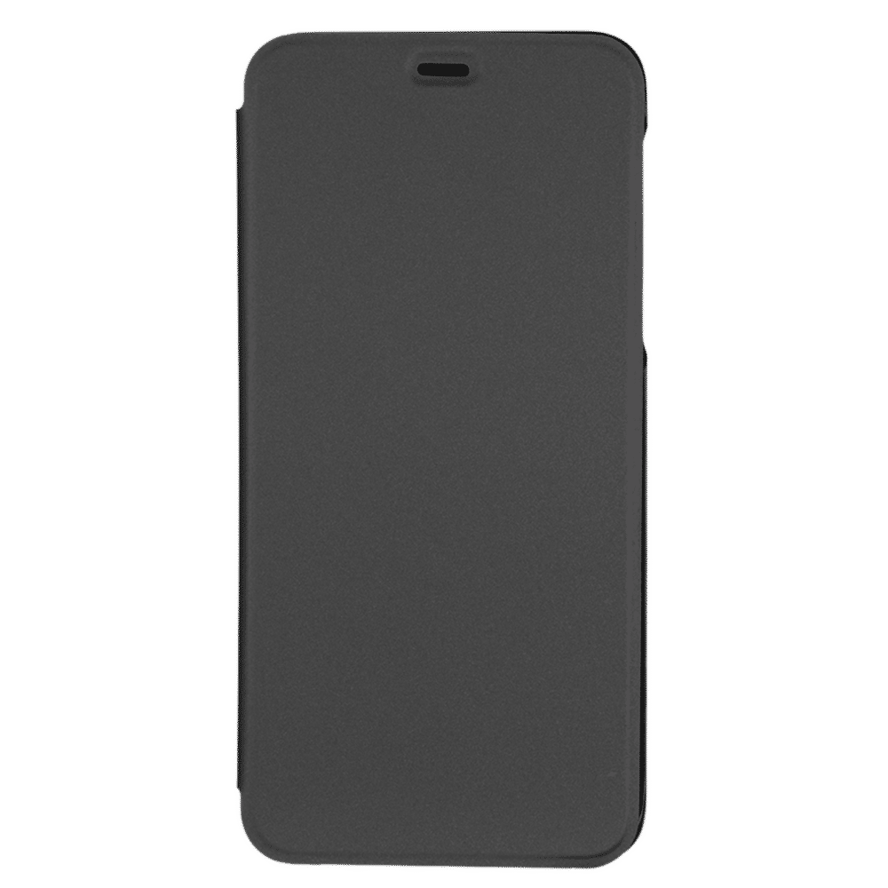 SAMSUNG Polyurethane Flip Cover for Galaxy J8 (Scratch Proof, Black) SAMSUNG Polyurethane Flip Cover for Galaxy J8 (Scratch Proof, Black)_3