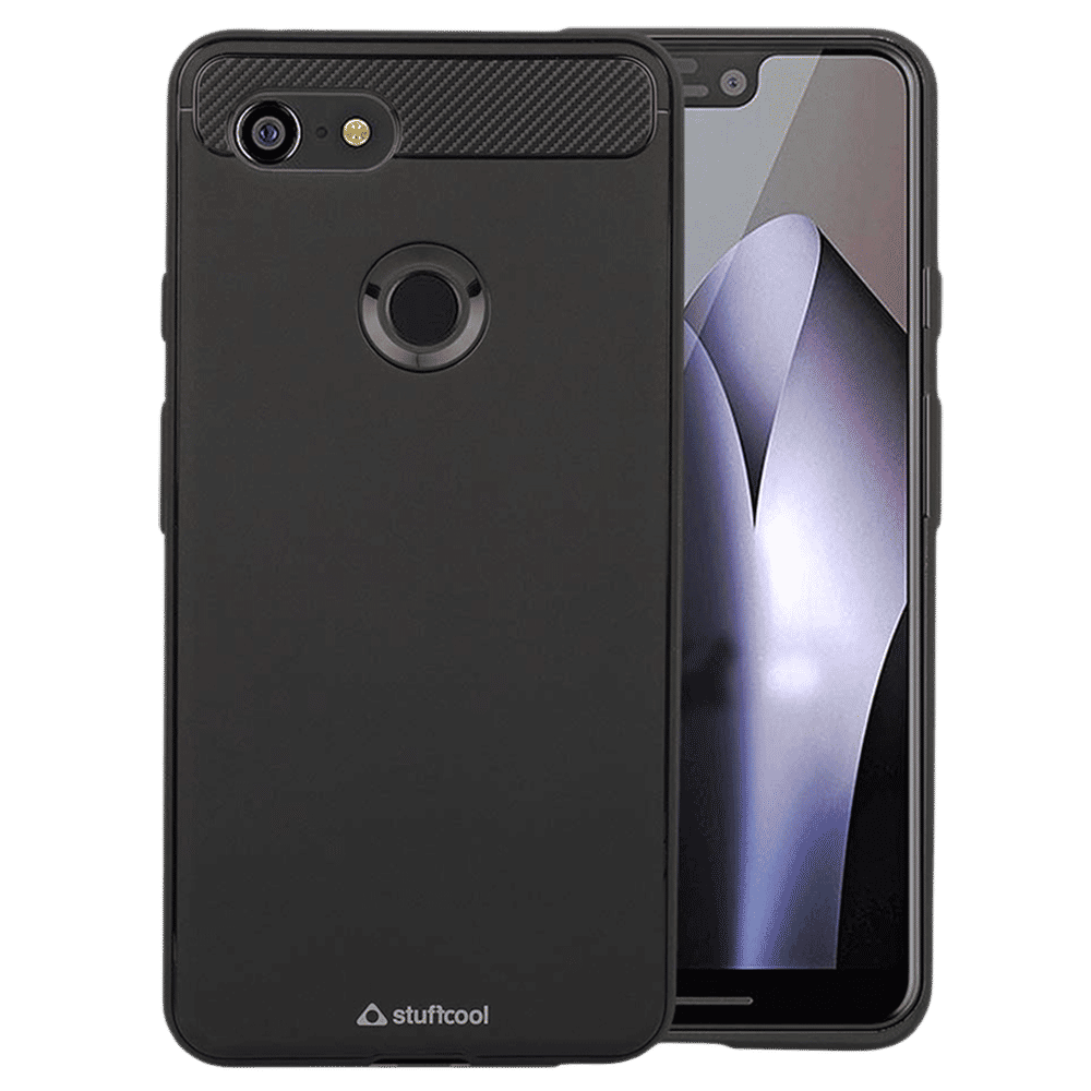 stuffcool Armour Polyurethane Back Cover for Google Pixel 3 (Camera Protection, Black) stuffcool Armour Polyurethane Back Cover for Google Pixel 3 (Camera Protection, Black)_1