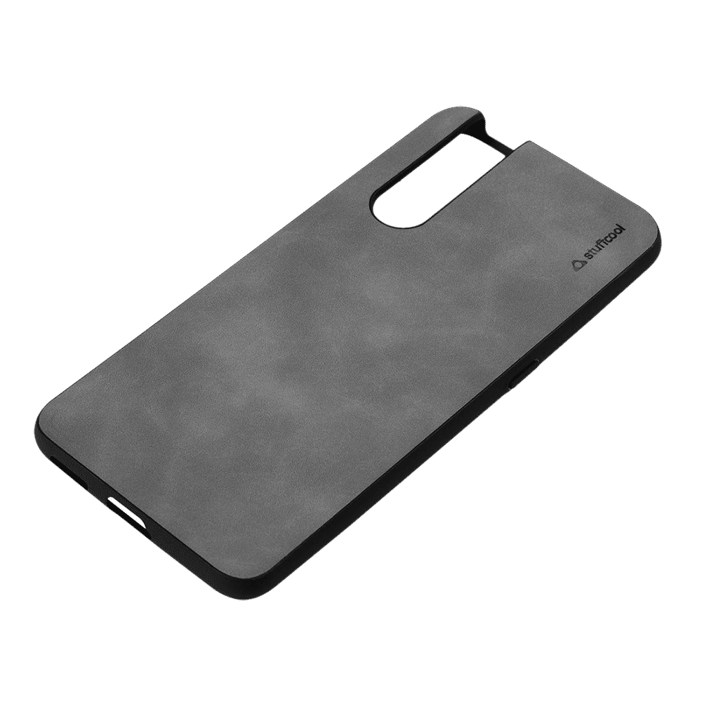 stuffcool Rego PU Leather Back Cover for Vivo V15 Pro (Camera Protection, Grey) stuffcool Rego PU Leather Back Cover for Vivo V15 Pro (Camera Protection, Grey)_8