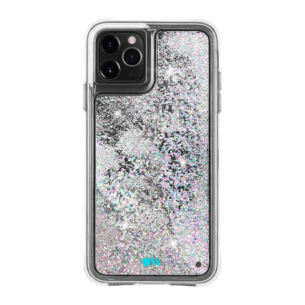 Case-Mate Waterfall Glitter Polycarbonate Back Cover for Apple iPhone 11 Pro Max (Wireless Charging Compatible, Iridescent Diamond) Case-Mate Waterfall Glitter Polycarbonate Back Cover for Apple iPhone 11 Pro Max (Wireless Charging Compatible, Iridescent Diamond)_1