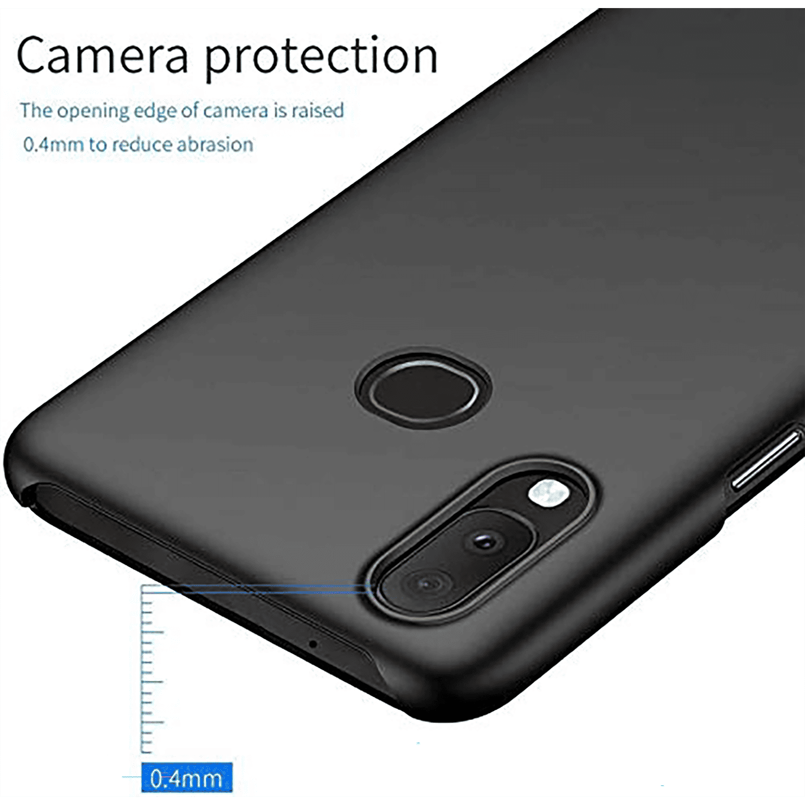 scratchgard 446 Silicone Back Cover for Galaxy A10s (Sleek Design,, Black)_8