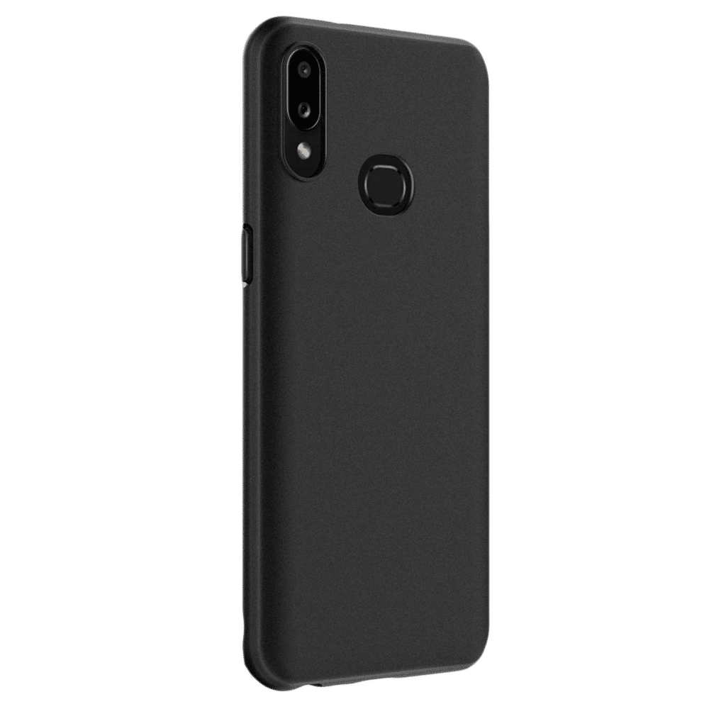 scratchgard 446 Silicone Back Cover for Galaxy A10s (Sleek Design,, Black)_3