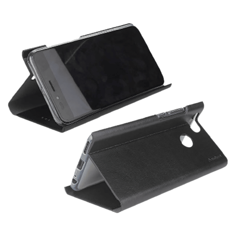 stuffcool FLPTSGA10S Leather Flip Cover for Samsung Galaxy A10s ( Easy Access To Ports, Black)_1