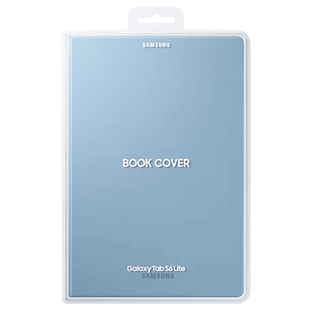 SAMSUNG PC & Polyurethane Smart Folio Case for SAMSUNG Galaxy Tab S6 Lite (Compartment for S Pen, Blue)_10