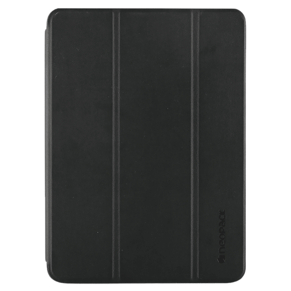 neopack Trifold Smart Delta Polyurethane Flip Cover for Apple iPad Mini 5 7.9 Inch (Magnetic Folding Design, Black)_1