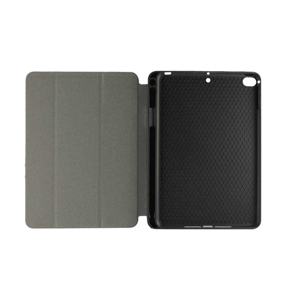 neopack Trifold Smart Delta Polyurethane Flip Cover for Apple iPad Mini 5 7.9 Inch (Magnetic Folding Design, Black)_7