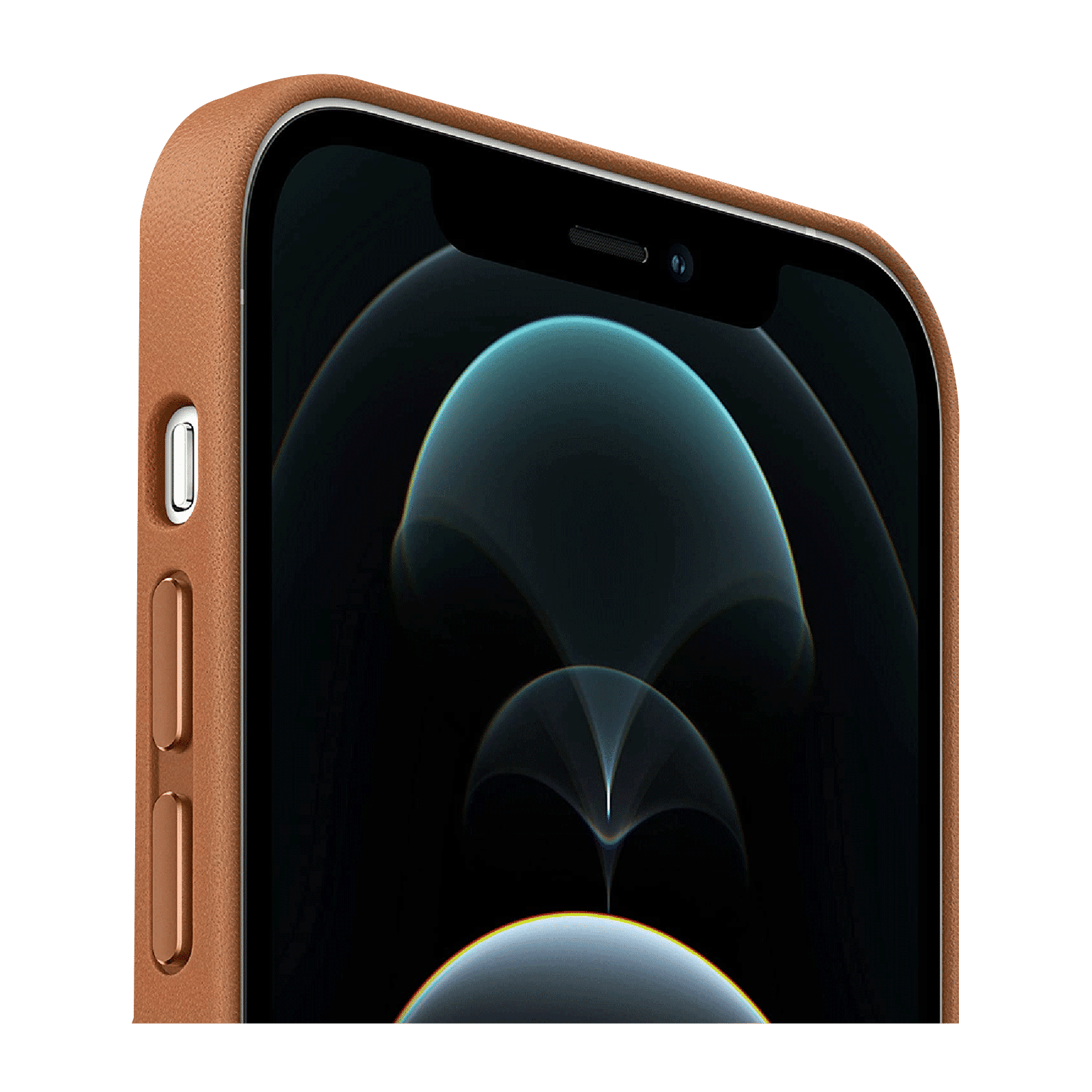 Apple Soft Leather Back Cover for Apple iPhone 12 Pro Max (MagSafe Charging Support, Saddle Brown) Apple Soft Leather Back Cover for Apple iPhone 12 Pro Max (MagSafe Charging Support, Saddle Brown)_4