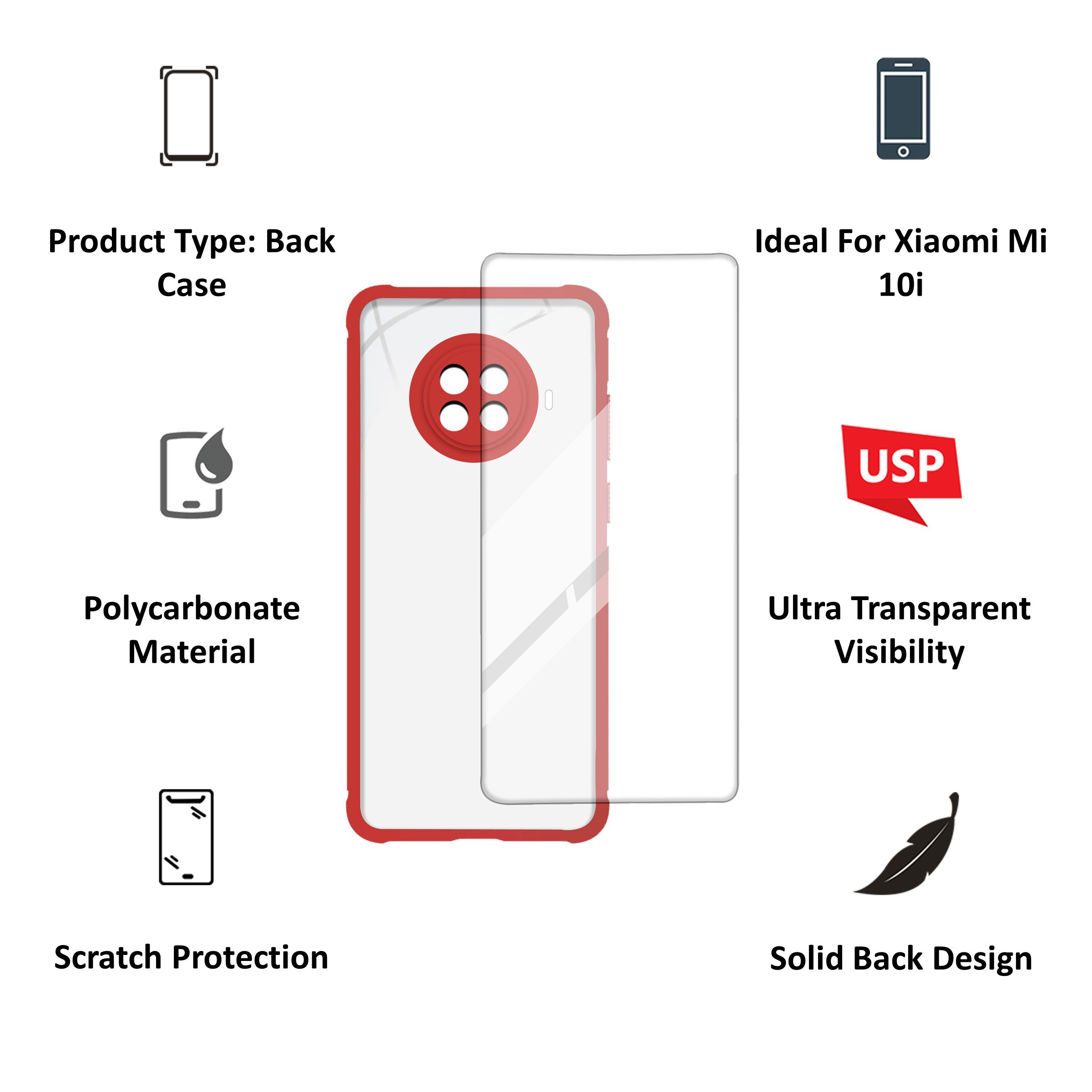 ARROW Hybrid Screen Protector & Polycarbonate Back Cover Combo for Xiaomi Mi 10i (Scratch Protection, Red) ARROW Hybrid Screen Protector & Polycarbonate Back Cover Combo for Xiaomi Mi 10i (Scratch Protection, Red)_4
