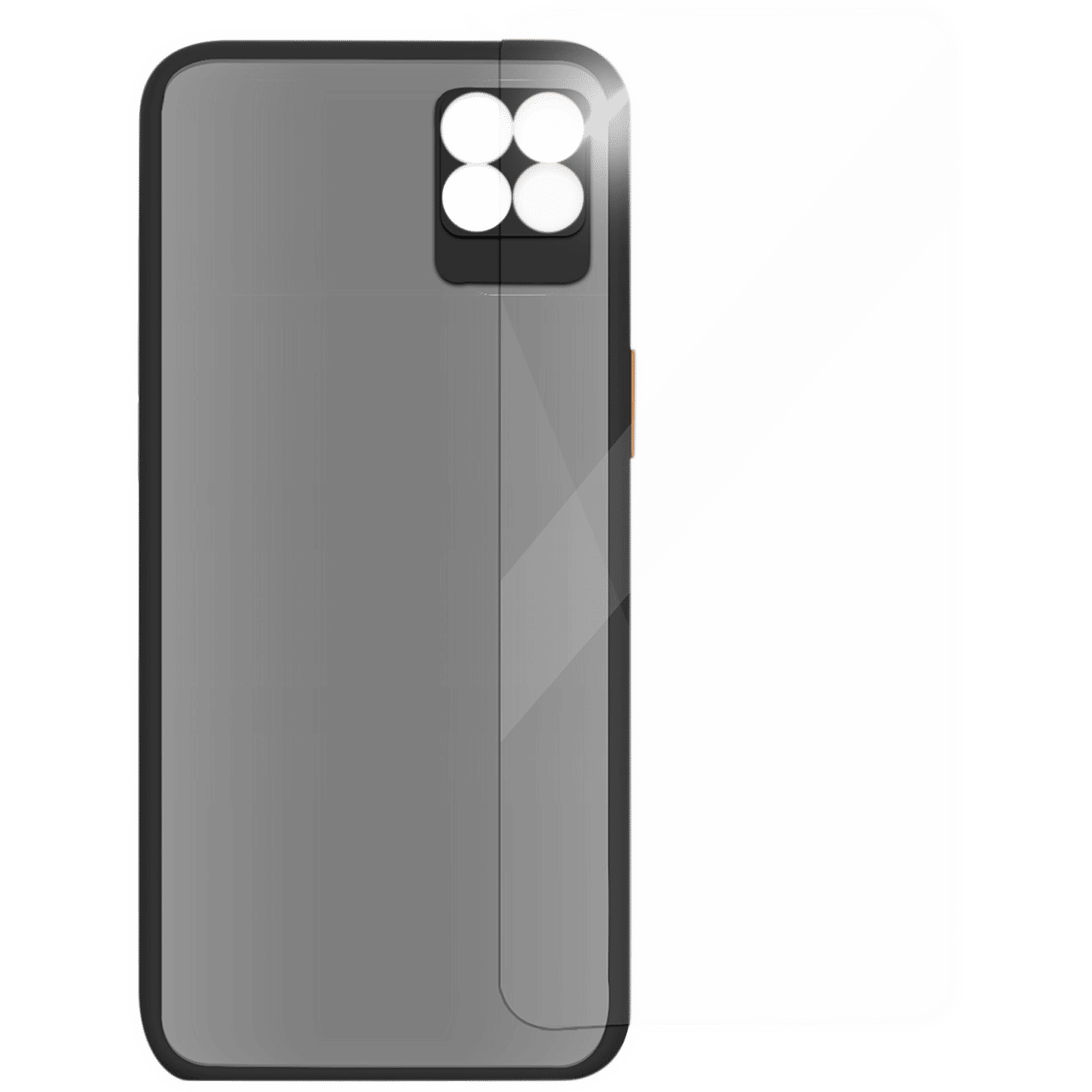 Arrow Duplex Screen Protector & Polycarbonate Back Cover Combo for realme 8 Pro (Anti Scratch Design, Black)_1