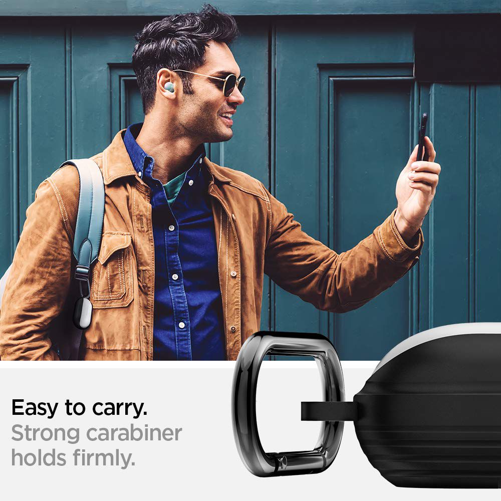 spigen Liquid Air Silicone Full Cover Case For Galaxy Buds+/Galaxy Buds (Precise Cutouts, ASD00260, Black)_12