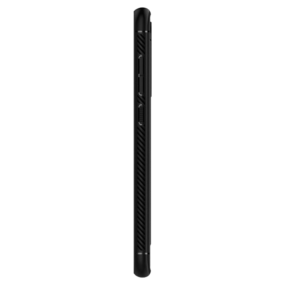spigen Rugged Armor TPU Back Case For Redmi Note 9 (Air Cushion Technology, ACS01192, Matte Black)_7