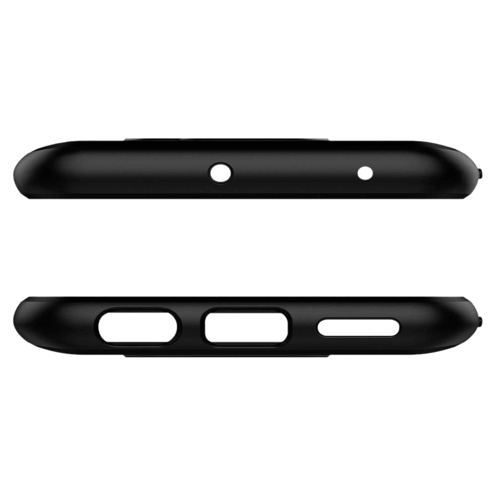 spigen Rugged Armor TPU Back Case For Redmi Note 9 (Air Cushion Technology, ACS01192, Matte Black)_8