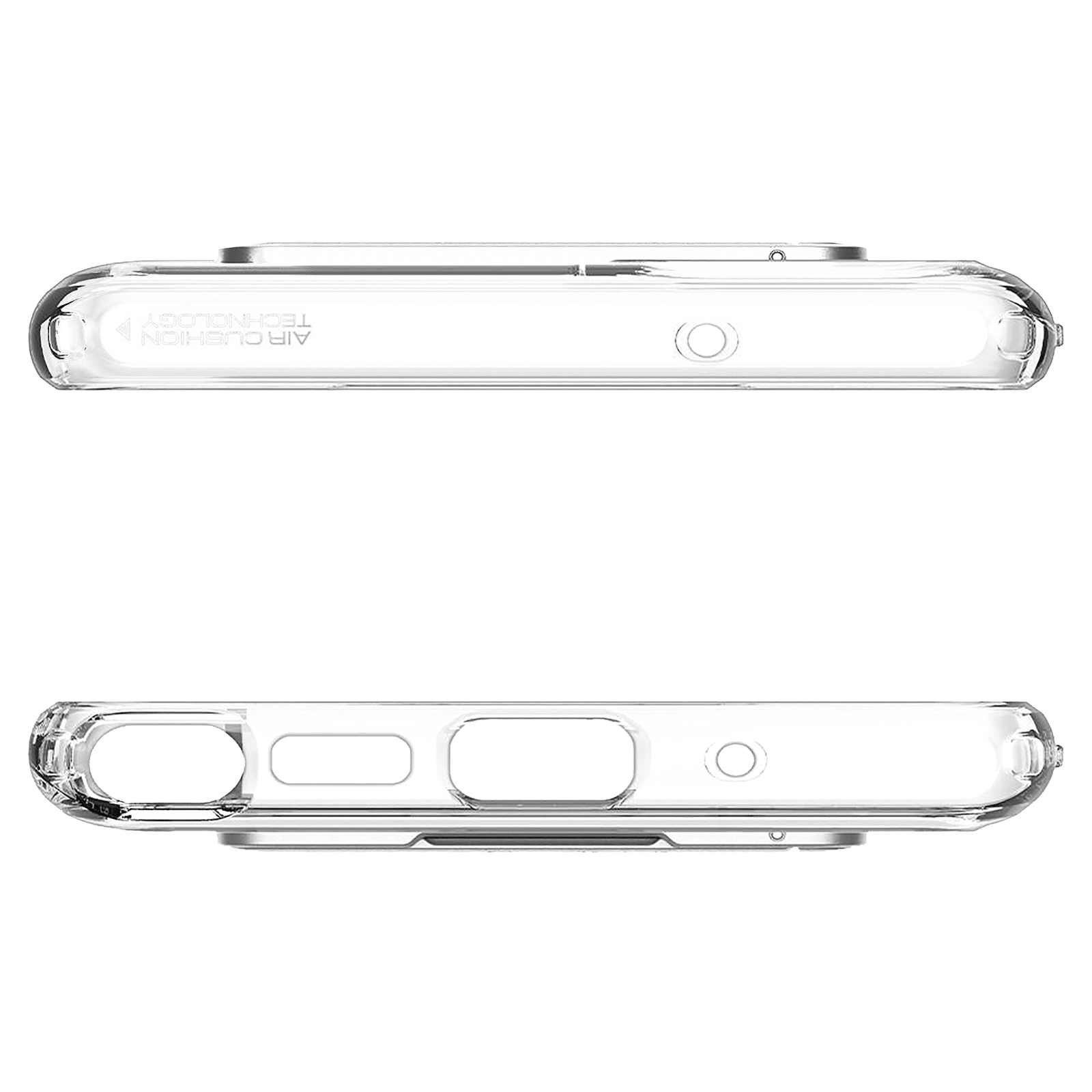 spigen Ultra Hybrid S Hard Polycarbonate & TPU Back Cover for SAMSUNG Galaxy Note 20 (Air Cushion Technology, Crystal Clear)_8