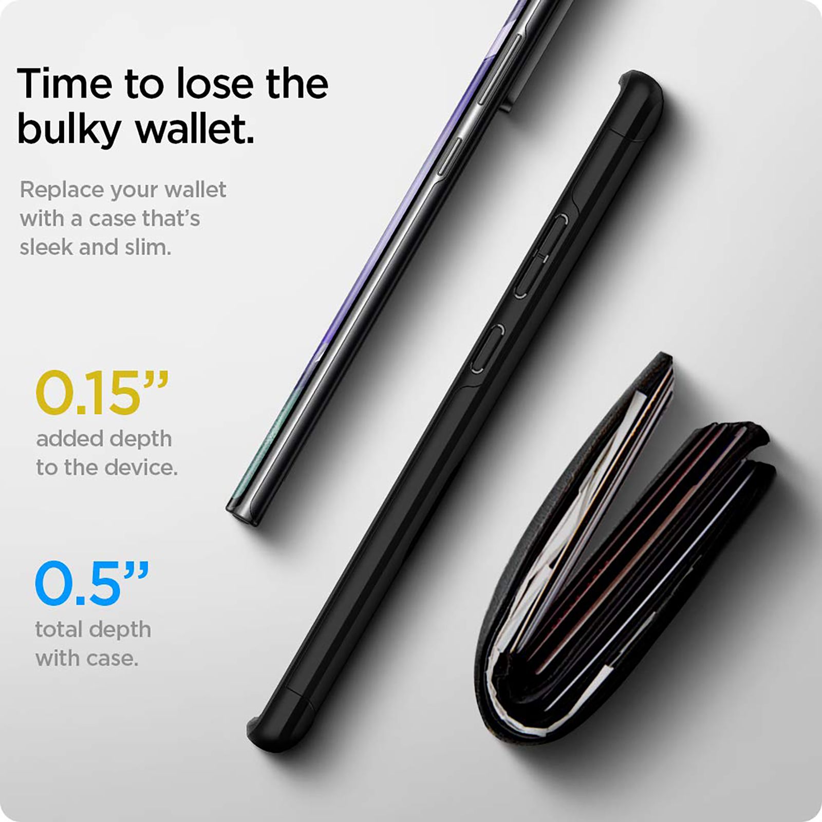 spigen Slim Armor CS TPU & PC Back Case For Galaxy Note 20 Ultra 5G (Air Cushion Technology, ACS01398, Black)_3