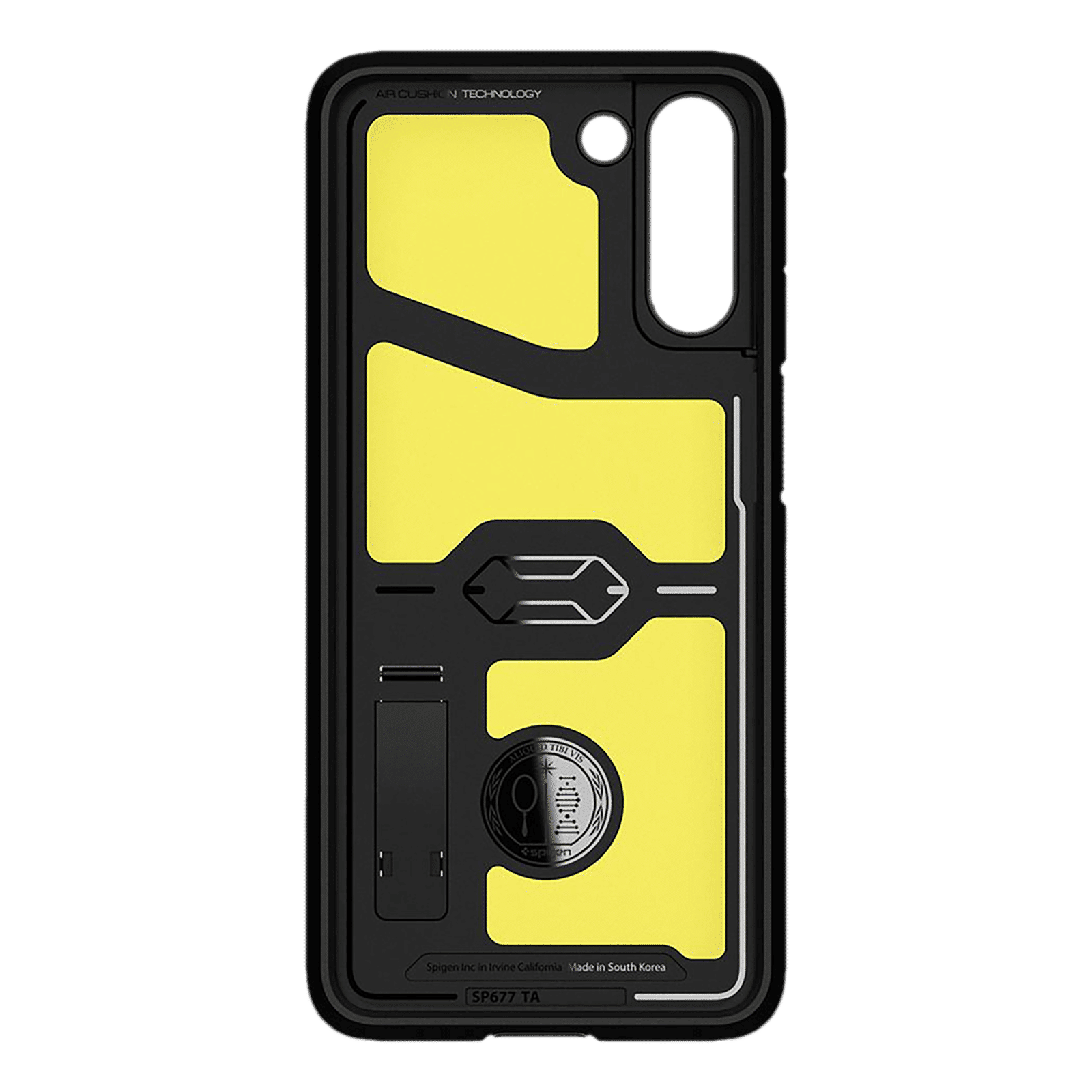 spigen Tough Armor TPU & Polycarbonate Back Case with Stand for SAMSUNG Galaxy S21 (Wireless Charging Compatible, Black) spigen Tough Armor TPU & Polycarbonate Back Case with Stand for SAMSUNG Galaxy S21 (Wireless Charging Compatible, Black)_4