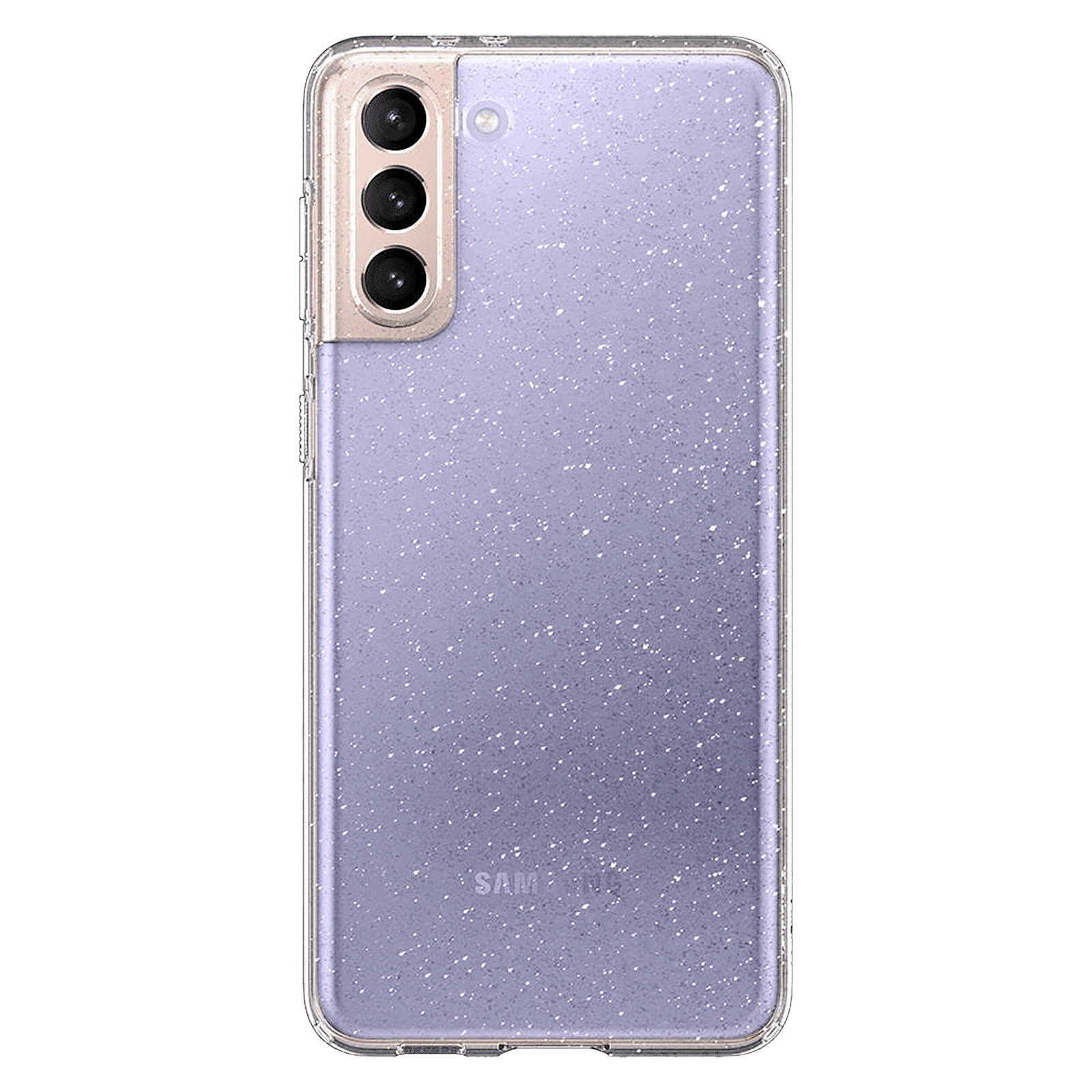spigen Liquid Crystal Glitter TPU Back Cover for SAMSUNG Galaxy S21 Plus (Wireless Charging Compatible, Crystal Quartz)_4