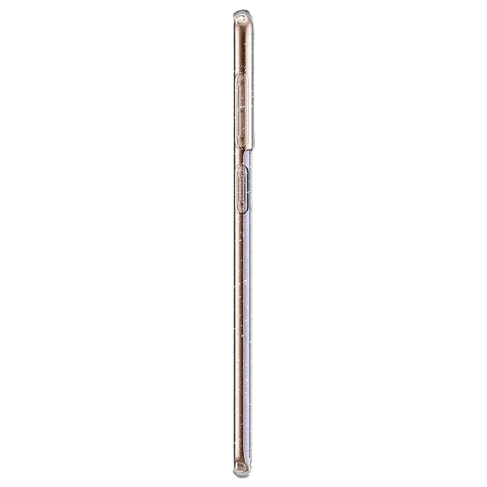spigen Liquid Crystal Glitter TPU Back Cover for SAMSUNG Galaxy S21 Plus (Wireless Charging Compatible, Crystal Quartz)_5