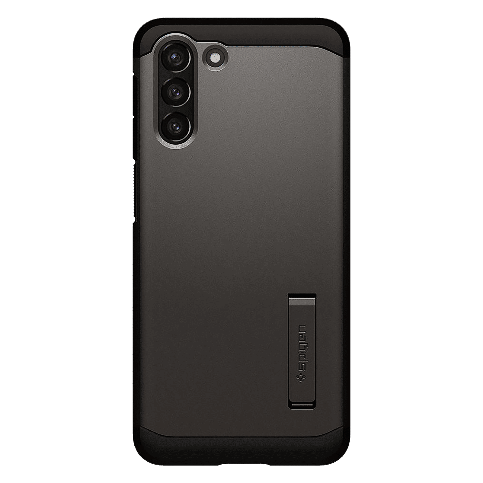 spigen Tough Armor TPU & Polycarbonate Back Case with Stand for SAMSUNG Galaxy S21 Plus (Wireless Charging Compatible, Gunmetal)_4