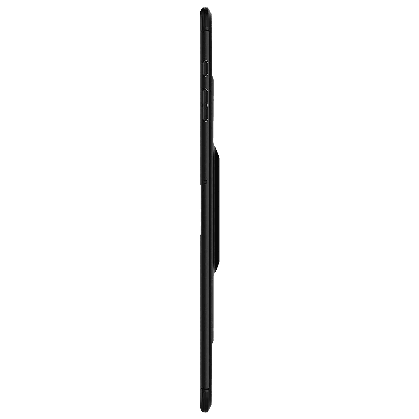 spigen Rugged Armor Pro PU Leather & TPU Full Cover Case For Galaxy Tab S7 Plus (Air Cushion Technology, ACS01607, Black)_6