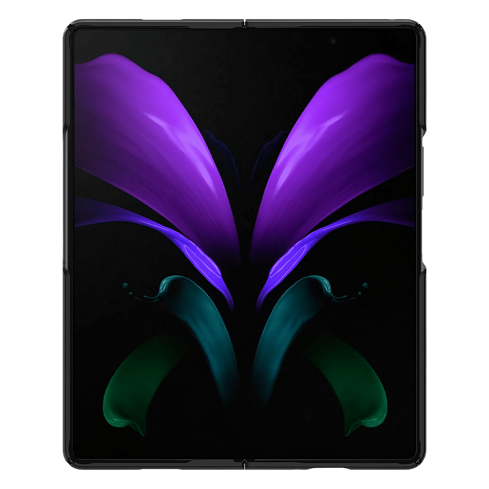 spigen Thin Fit Polycarbonate Back Cover for SAMSUNG Galaxy Z Fold 2 (Wireless Charging Compatible, Black)_3