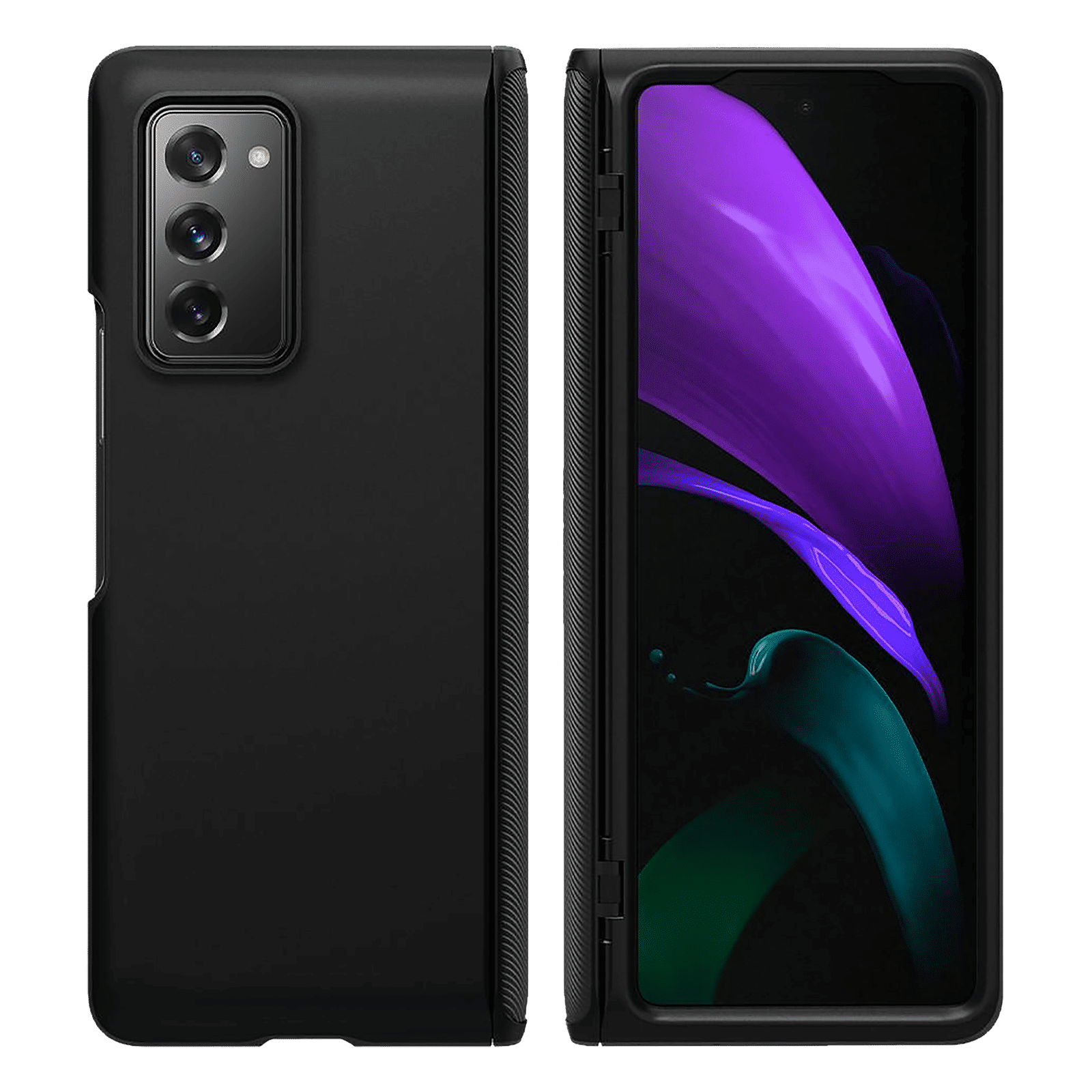 spigen Slim Armor Pro TPU & Polycarbonate Back Cover for SAMSUNG Galaxy Z Fold 2 (Wireless Charging Compatible, Black) spigen Slim Armor Pro TPU & Polycarbonate Back Cover for SAMSUNG Galaxy Z Fold 2 (Wireless Charging Compatible, Black)_5