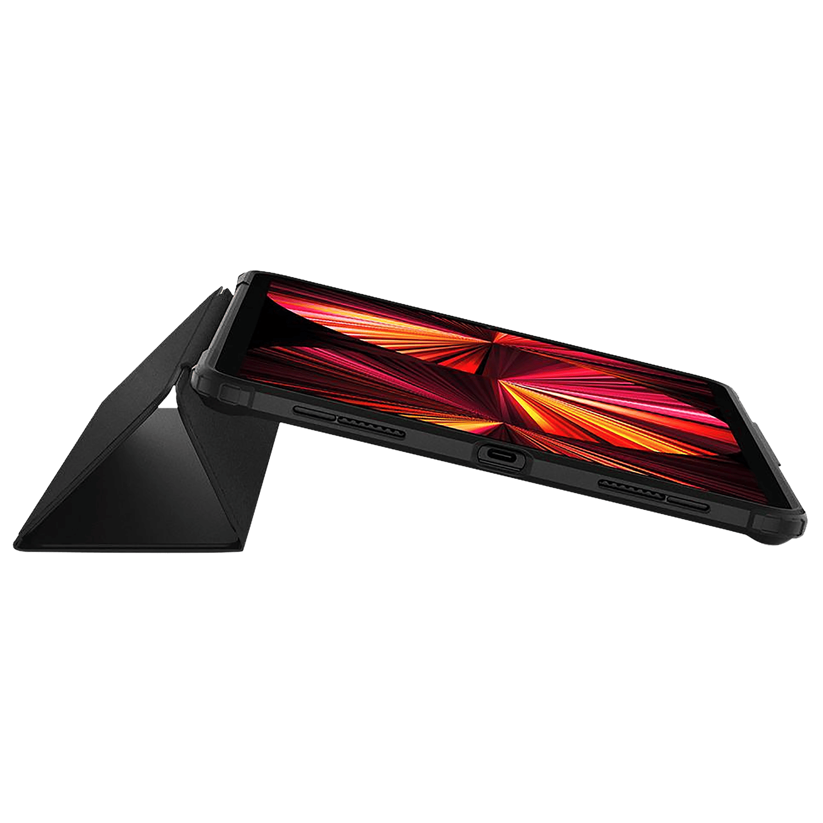 spigen Ultra Hybrid Pro TPU & PC Back Case with Stand For iPad Pro 11" (2021) (Air Cushion Technology, ACS02885, Black) spigen Ultra Hybrid Pro TPU & PC Back Case with Stand For iPad Pro 11" (2021) (Air Cushion Technology, ACS02885, Black)_8