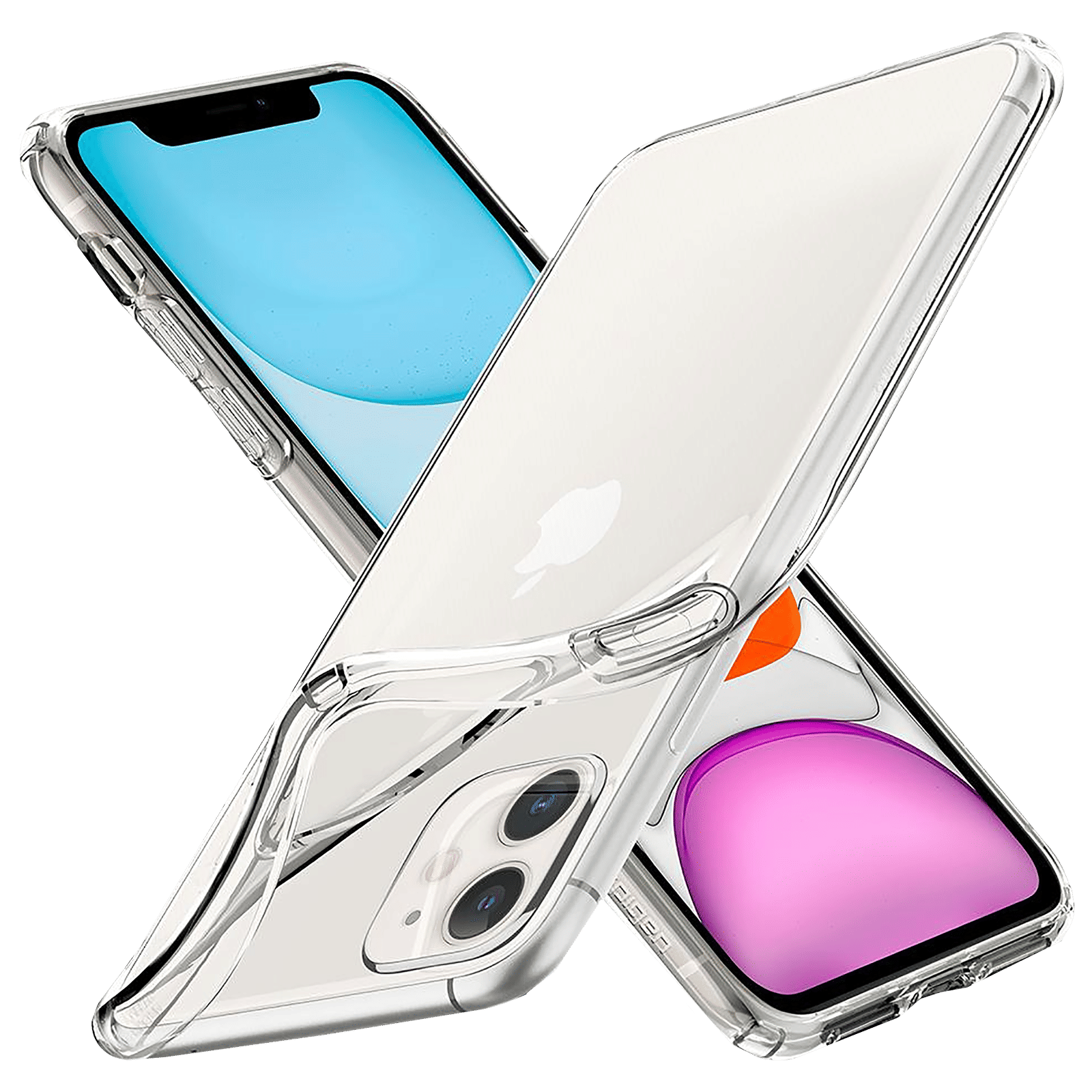 spigen Liquid Crystal Soft TPU Back Cover for Apple iPhone 11 (Wireless Charging Compatible, Crystal Clear) spigen Liquid Crystal Soft TPU Back Cover for Apple iPhone 11 (Wireless Charging Compatible, Crystal Clear)_8