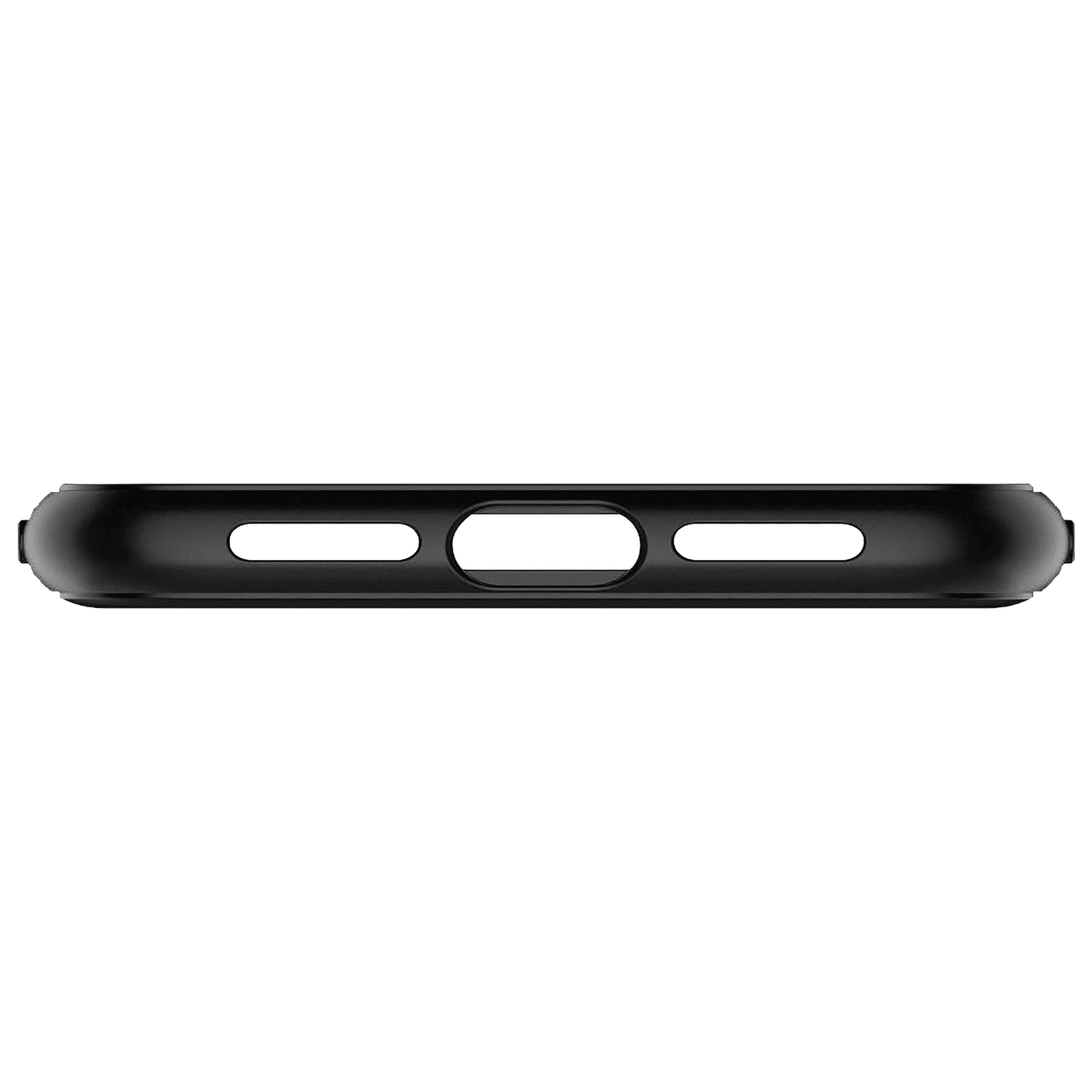 spigen Rugged Armor TPU Back Cover for Apple iPhone 11 (Air Cushion Technology, Matte Black)_7