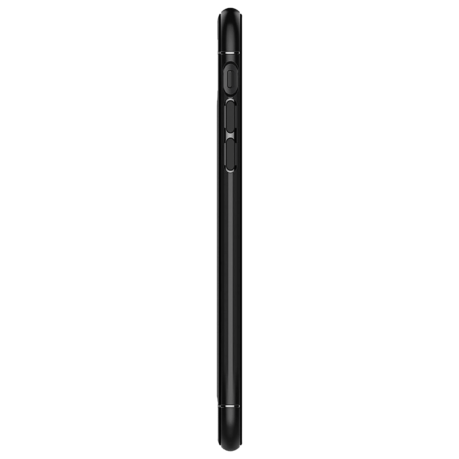spigen Rugged Armor TPU Back Cover for Apple iPhone 11 (Air Cushion Technology, Matte Black)_6