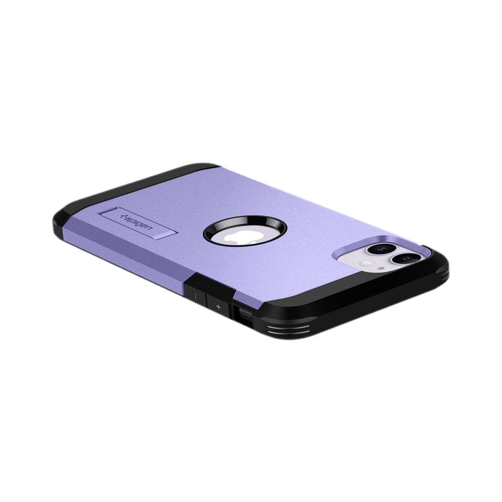 spigen Tough Armor TPU & PC Back Case For iPhone 11 (Air Cushion Technology, ACS00409, Purple)_12