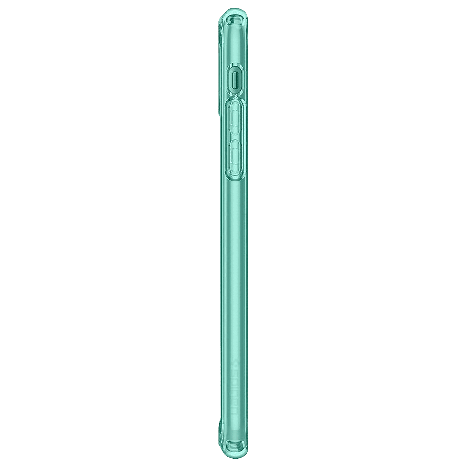 spigen Ultra Hybrid TPU & Polycarbonate Back Cover for Apple iPhone 11 (Air Cushion Technology, Green Crystal)_5