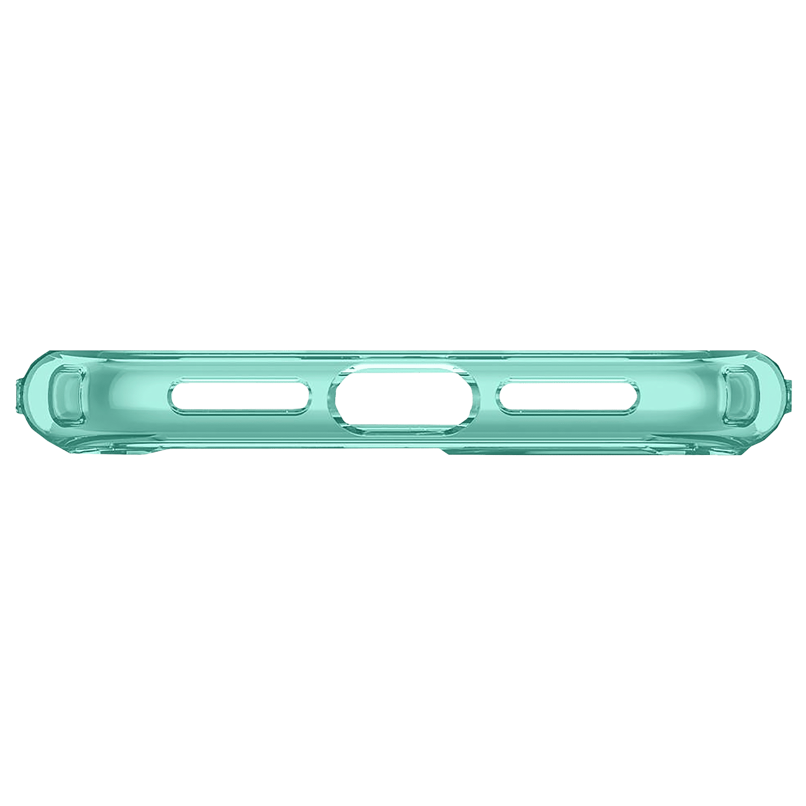 spigen Ultra Hybrid TPU & Polycarbonate Back Cover for Apple iPhone 11 (Air Cushion Technology, Green Crystal)_6