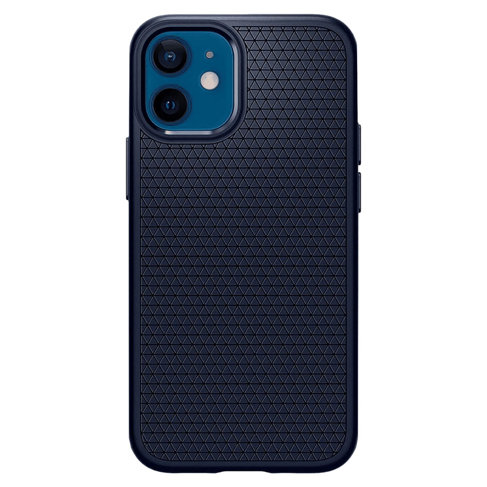 spigen Liquid Air TPU Back Cover for Apple iPhone 12 Mini (Supports Wireless Charging, Navy Blue) spigen Liquid Air TPU Back Cover for Apple iPhone 12 Mini (Supports Wireless Charging, Navy Blue)_3