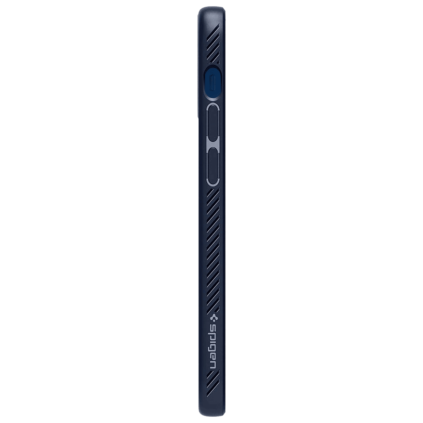 spigen Liquid Air TPU Back Cover for Apple iPhone 12 Mini (Supports Wireless Charging, Navy Blue) spigen Liquid Air TPU Back Cover for Apple iPhone 12 Mini (Supports Wireless Charging, Navy Blue)_4