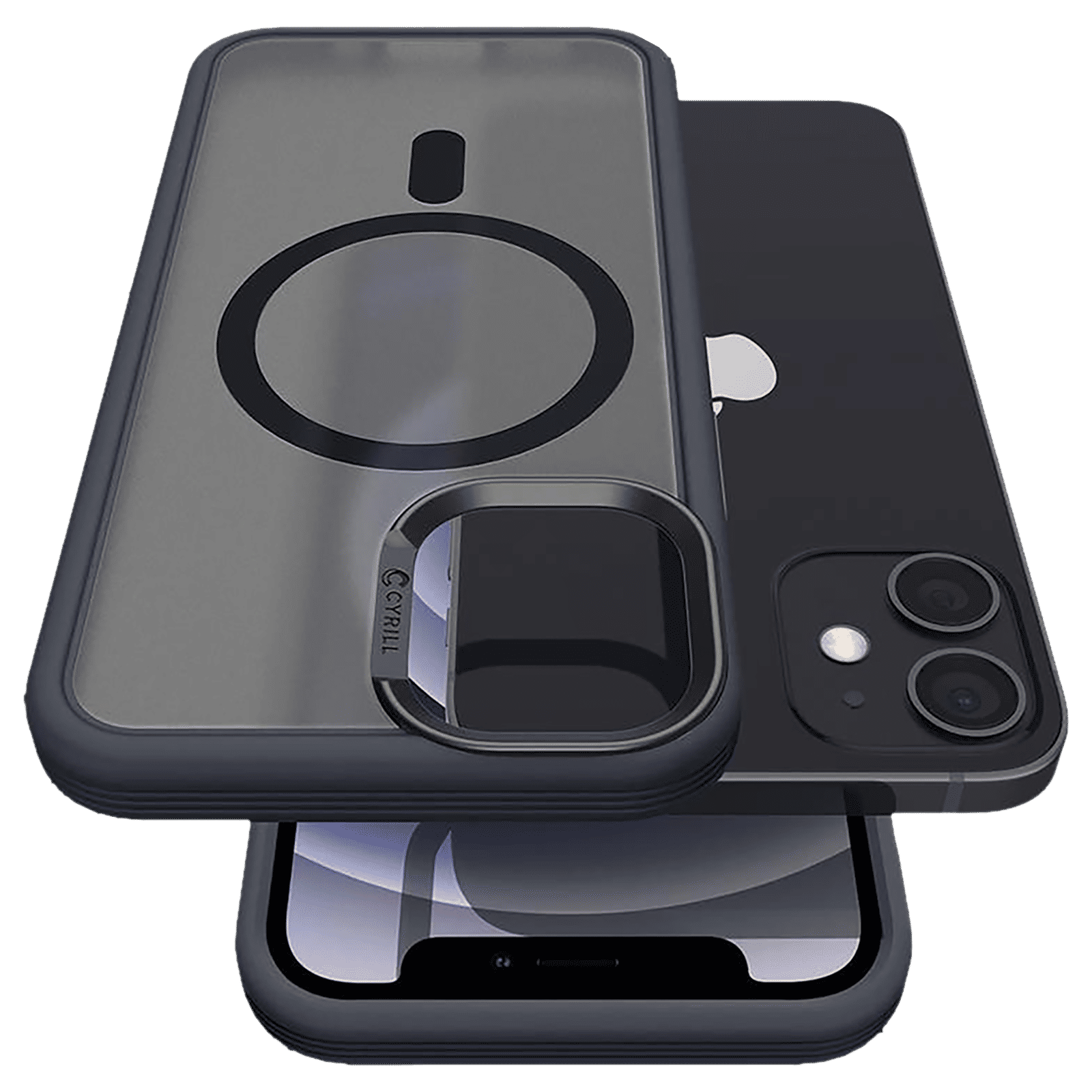 spigen TPU Back Cover for Apple iPhone 12 Mini (Wireless Charging Compatible, Graphite)_11