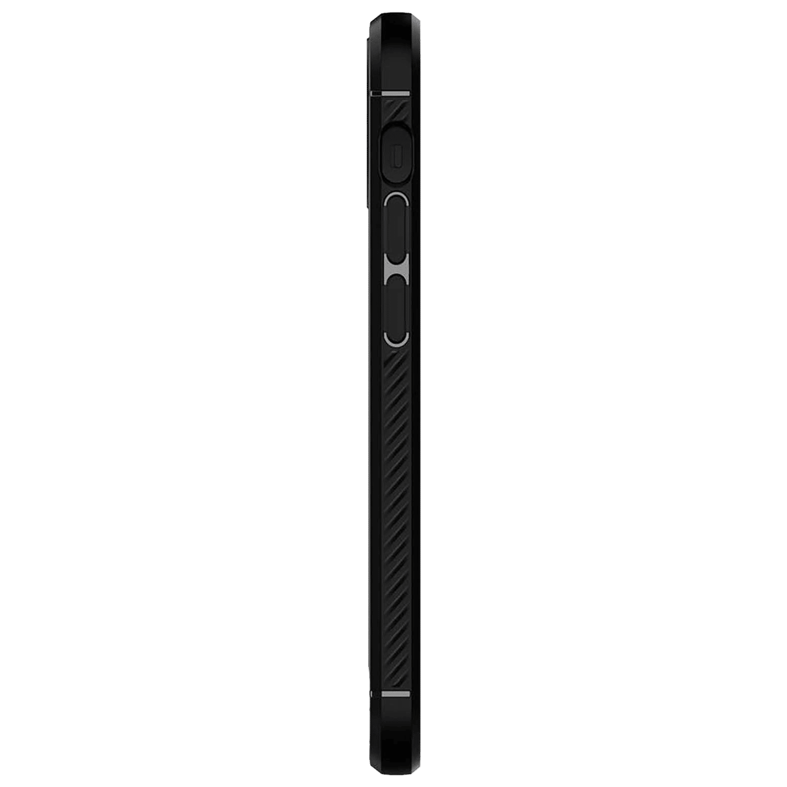 spigen Rugged Armor TPU Back Cover for Apple iPhone 12 Mini (Wireless Charging Compatible, Matte Black) spigen Rugged Armor TPU Back Cover for Apple iPhone 12 Mini (Wireless Charging Compatible, Matte Black)_6