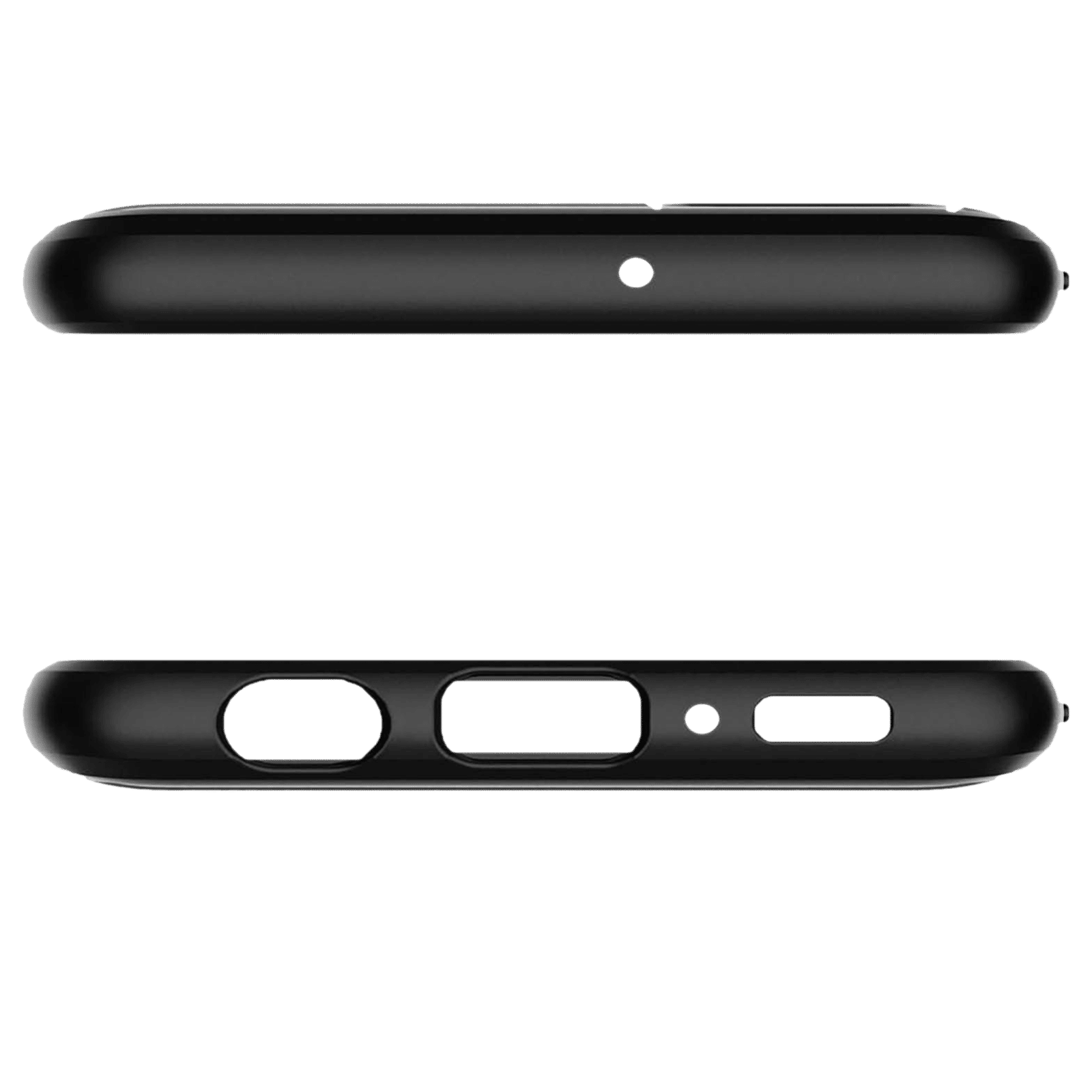 spigen Rugged Armor Soft TPU Back Cover for SAMSUNG Galaxy A31 (Air Cushion Technology, Matte Black)_7