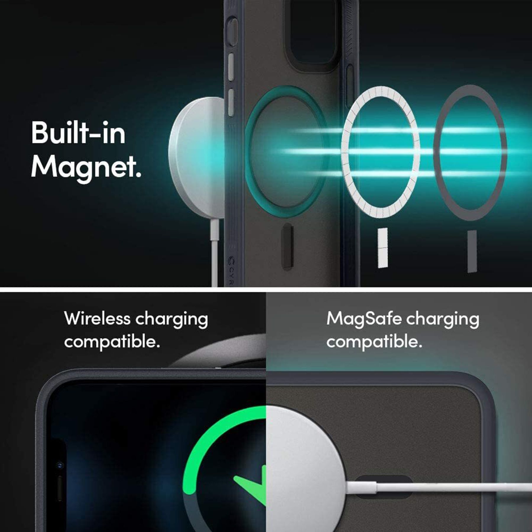 spigen Cyrill TPU Back Cover for Apple iPhone 12 Pro Max (MagSafe Supported case, Graphite) spigen Cyrill TPU Back Cover for Apple iPhone 12 Pro Max (MagSafe Supported case, Graphite)_4